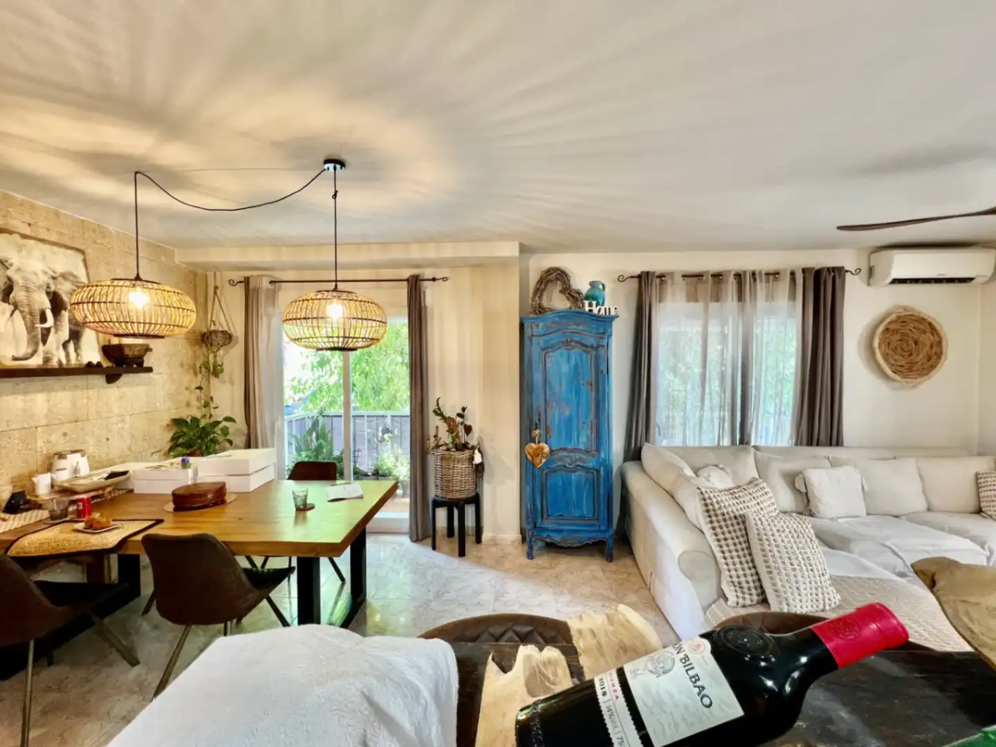 Living room of Flat for sale in Jávea / Xàbia  with Air Conditioner and Balcony