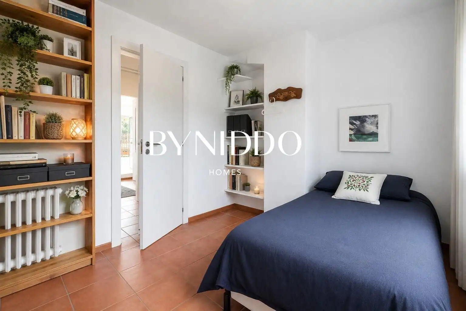 Dormitori de Casa o xalet en venda en Sant Cugat del Vallès amb Aire condicionat, Calefacció i Jardí privat