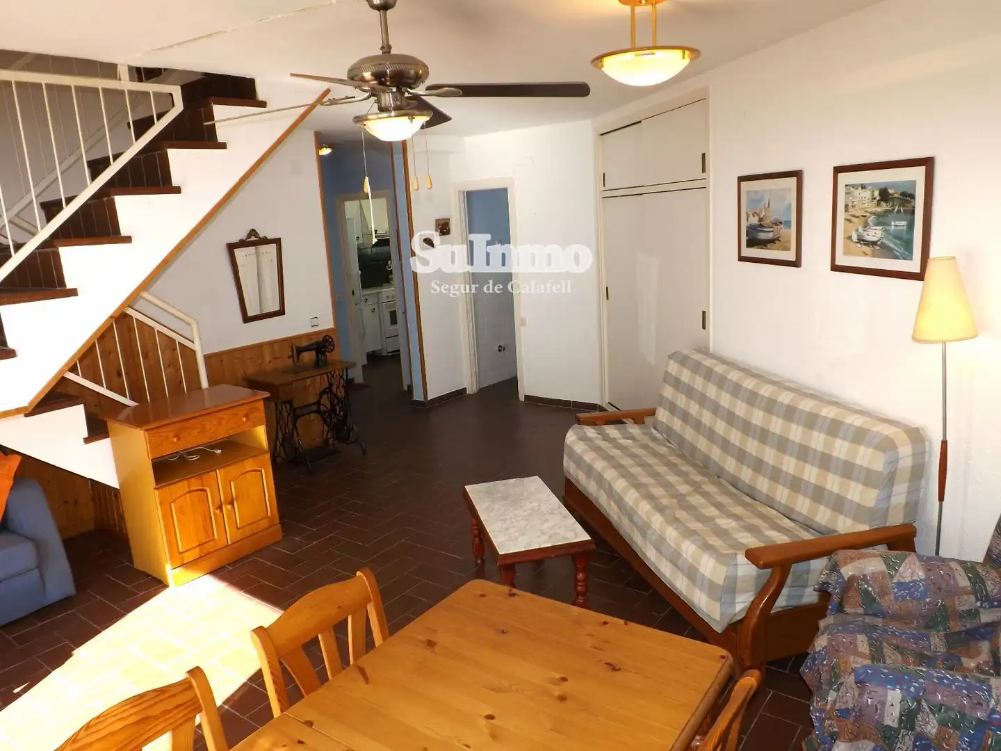 Wohnzimmer von Maisonette zum Verkauf in Calafell mit Terrasse und Möbliert