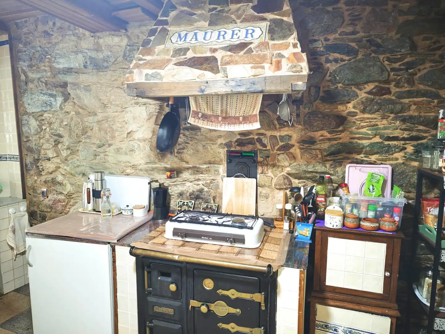 Cocina de Casa adosada en venta en Ortigueira con Trastero y Amueblado