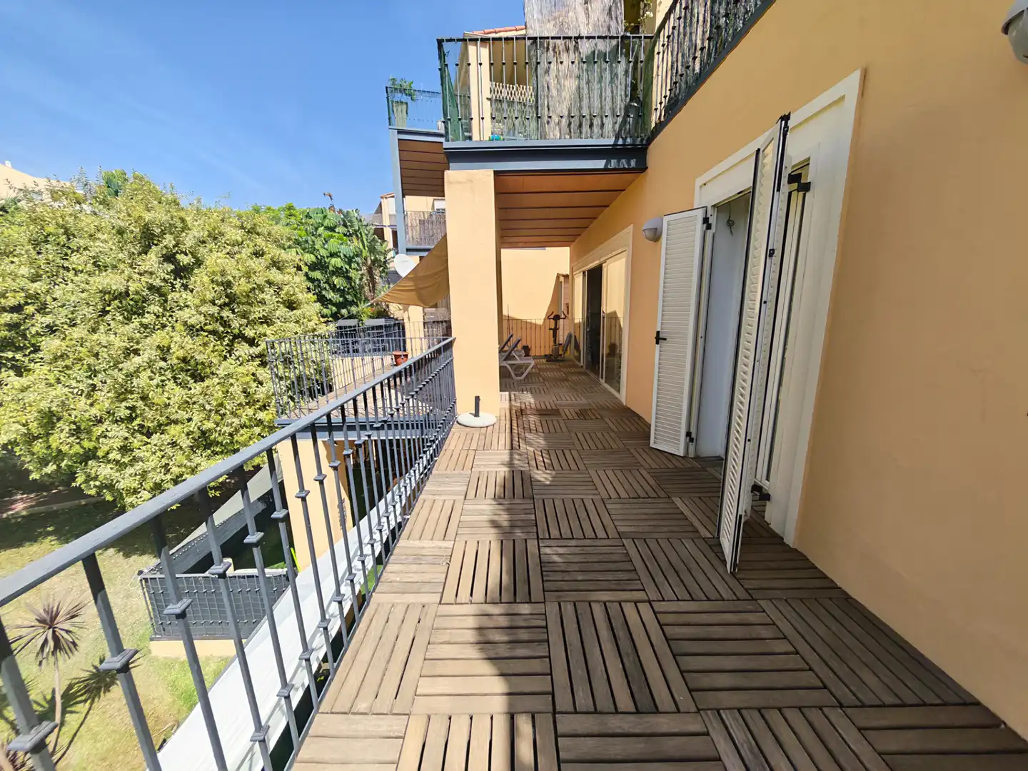Balcony of Flat for rent in Alhaurín de la Torre  with Air Conditioner, Heating and Private garden