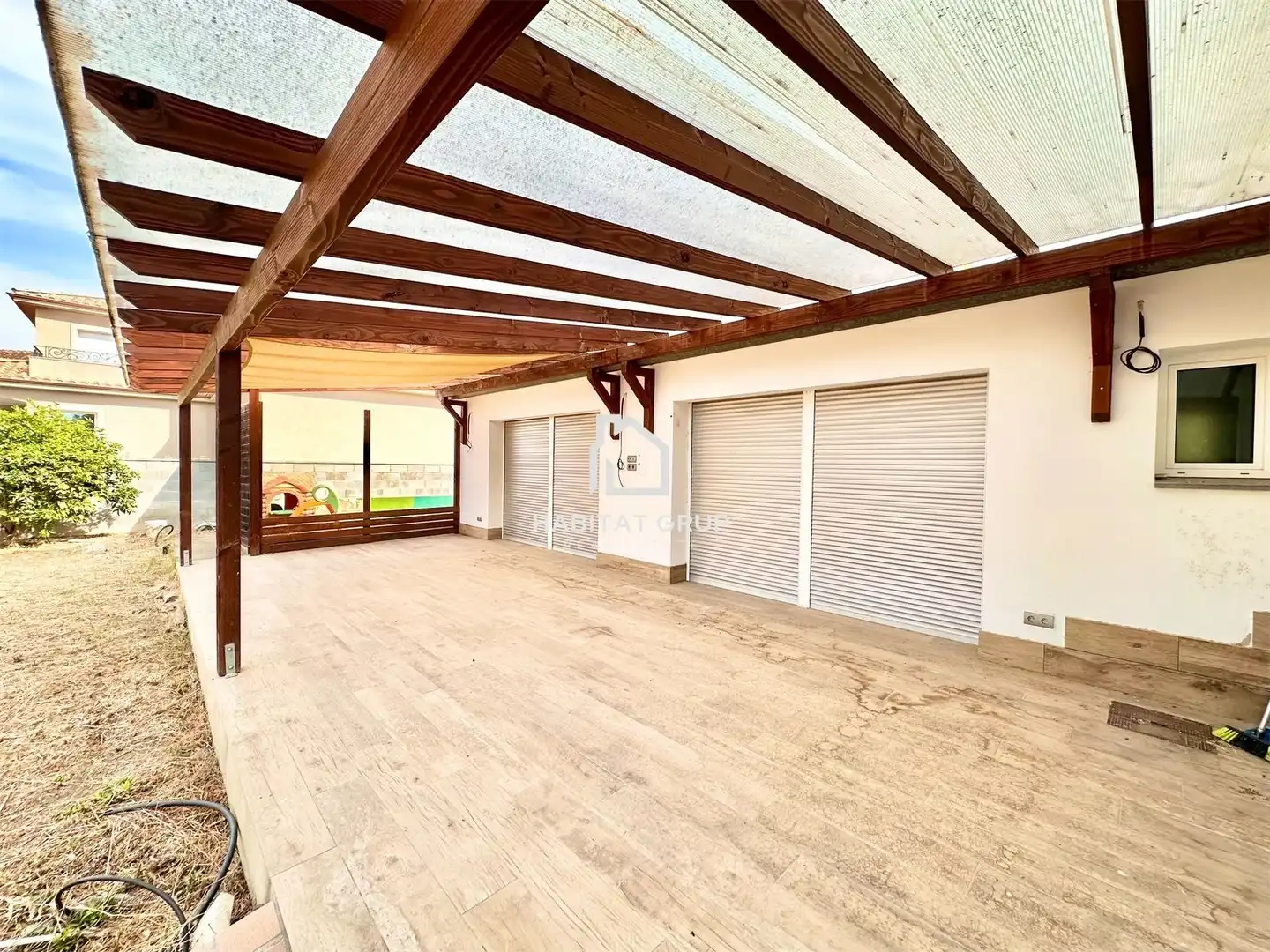 Terrassa de Casa o xalet en venda en Banyoles amb Aire condicionat, Calefacció i Jardí privat