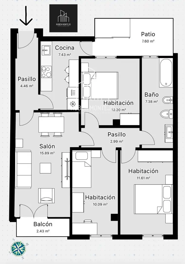 Piso en venta en Santa Marta de Tormes con Calefacción y Terraza