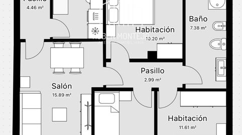 Foto 2 de Piso en venta en Virgen del Carmen, Santa Marta de Tormes, Salamanca