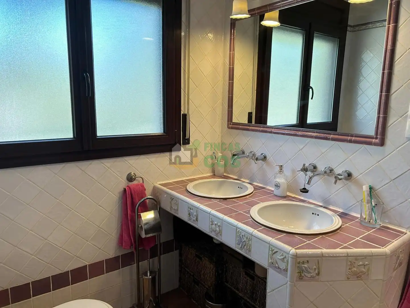 Bathroom of Houses for sale in Pontons  with Private garden, Terrace and Swimming Pool