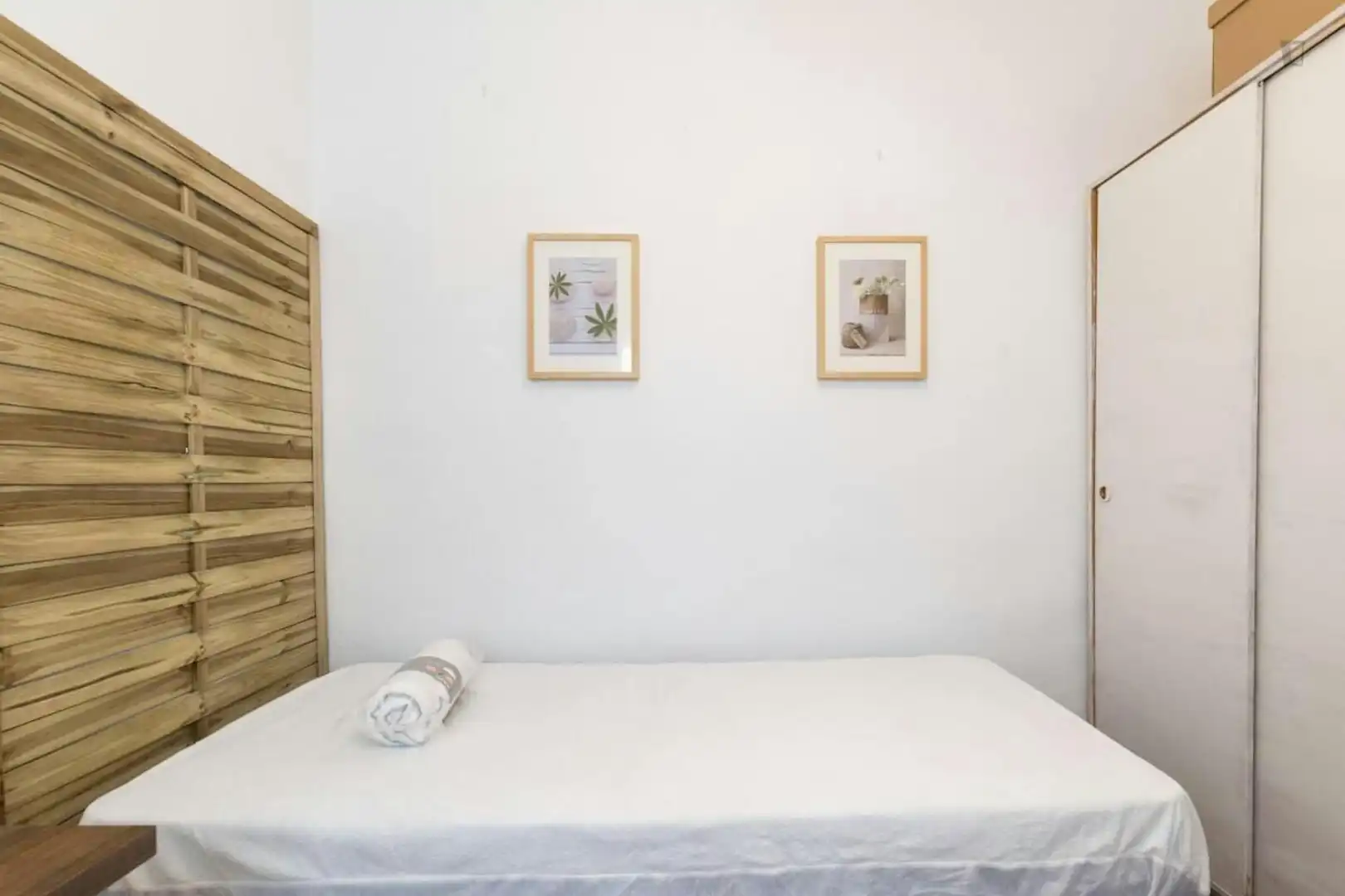 Schlafzimmer von Wohnung zur Miete in Madrid mit Heizung, Möbliert und Waschmaschine