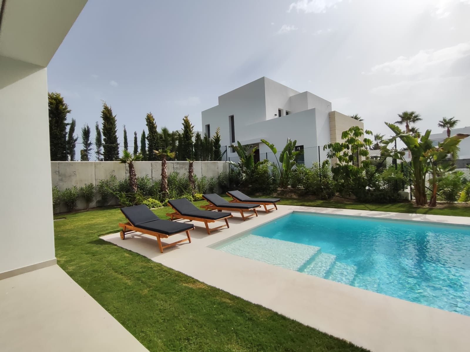 Garden of House or chalet to rent in Marbella  with Air Conditioner, Private garden and Terrace