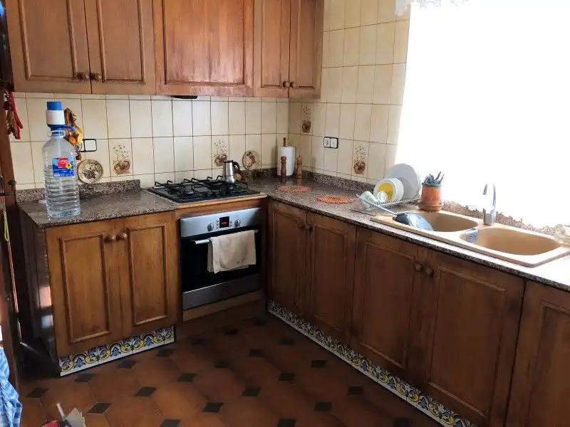 Cocina de Casa o chalet en venta en Palma de Gandia con Aire acondicionado, Jardín privado y Terraza