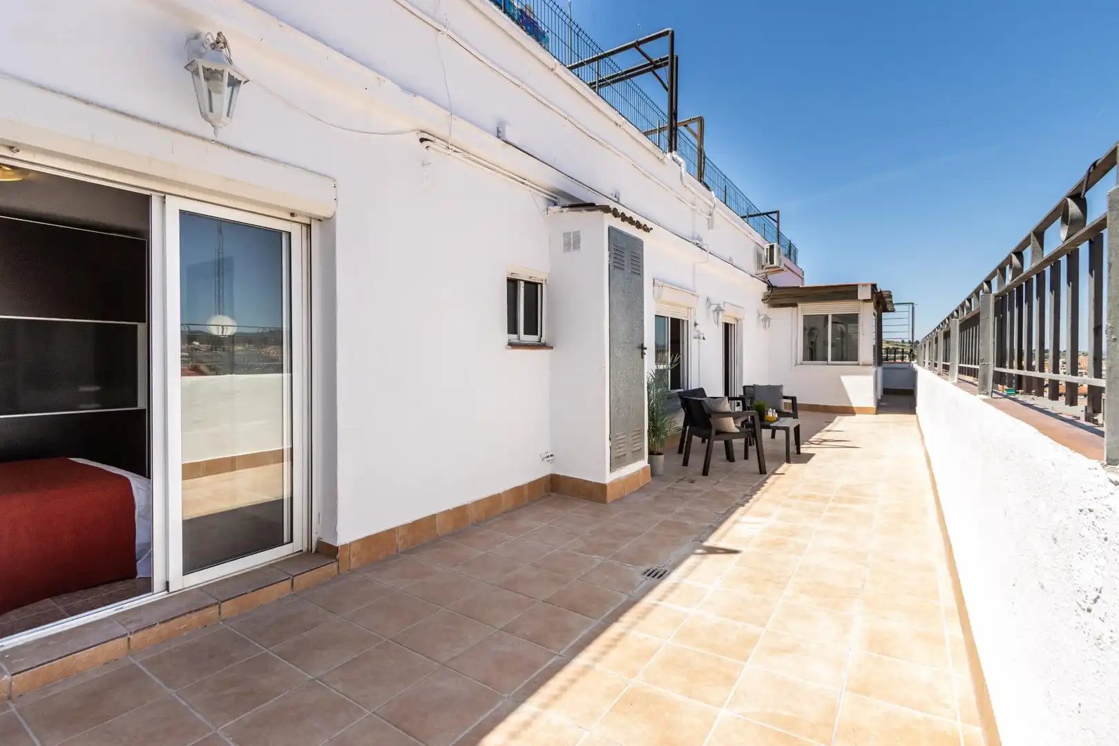 Terrasse von Dachboden zum Verkauf in Terrassa mit Klimaanlage, Heizung und Terrasse