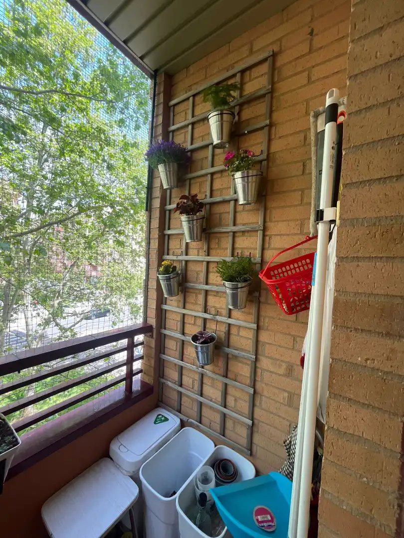 Balcony of Apartments for sale in  Logroño  with Heating, Parquet flooring and Terrace
