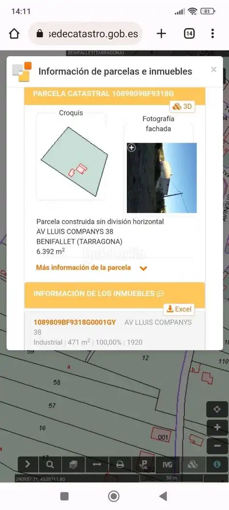 Terreno residencial en venta en Avinguda Lluís Companys 38
