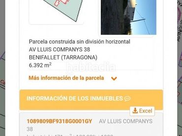 Terreny residencial en venda a Avinguda Lluís Companys 38