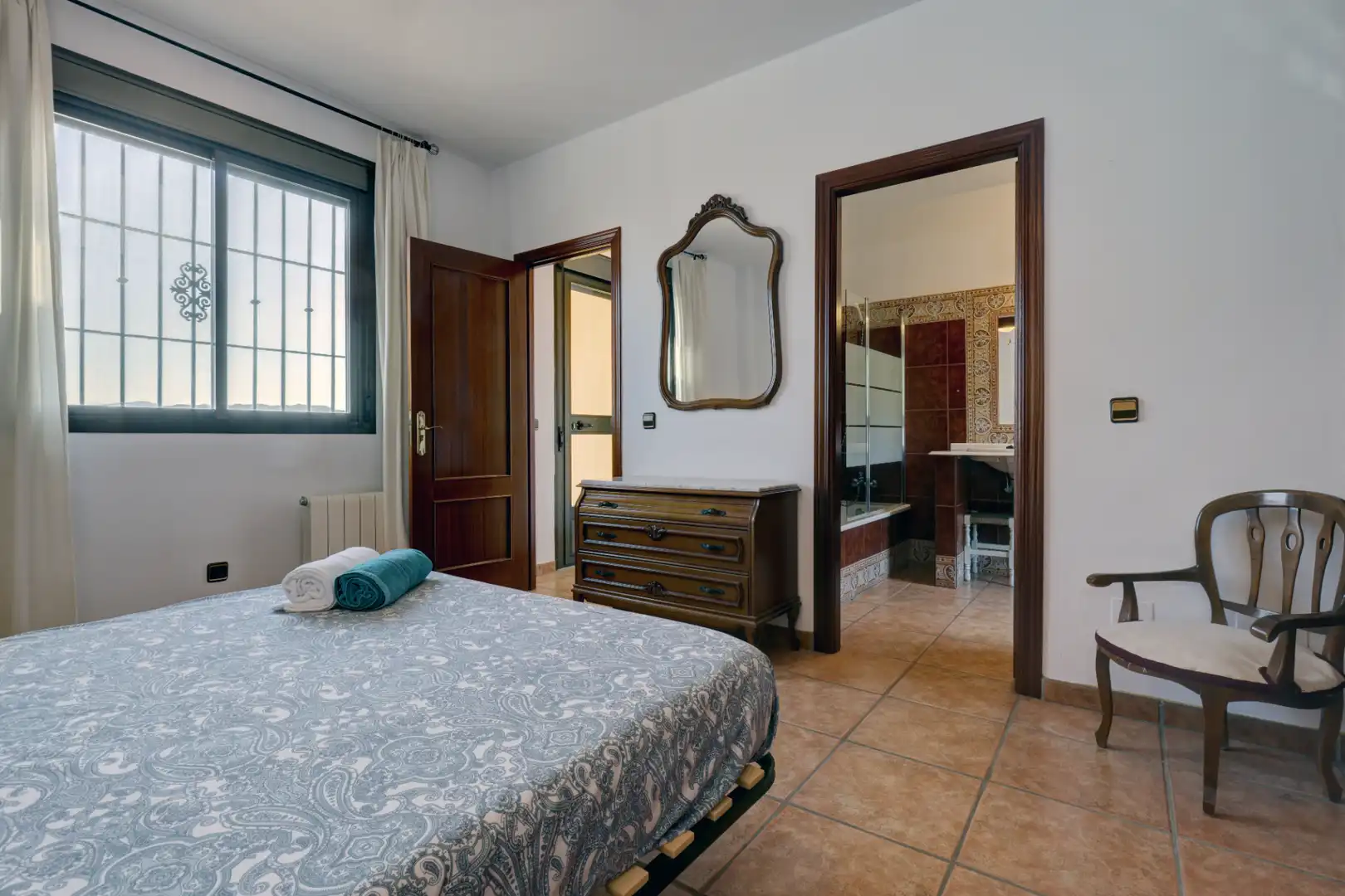 Bedroom of Country homes for sale in Ronda  with Private garden, Terrace and Swimming Pool