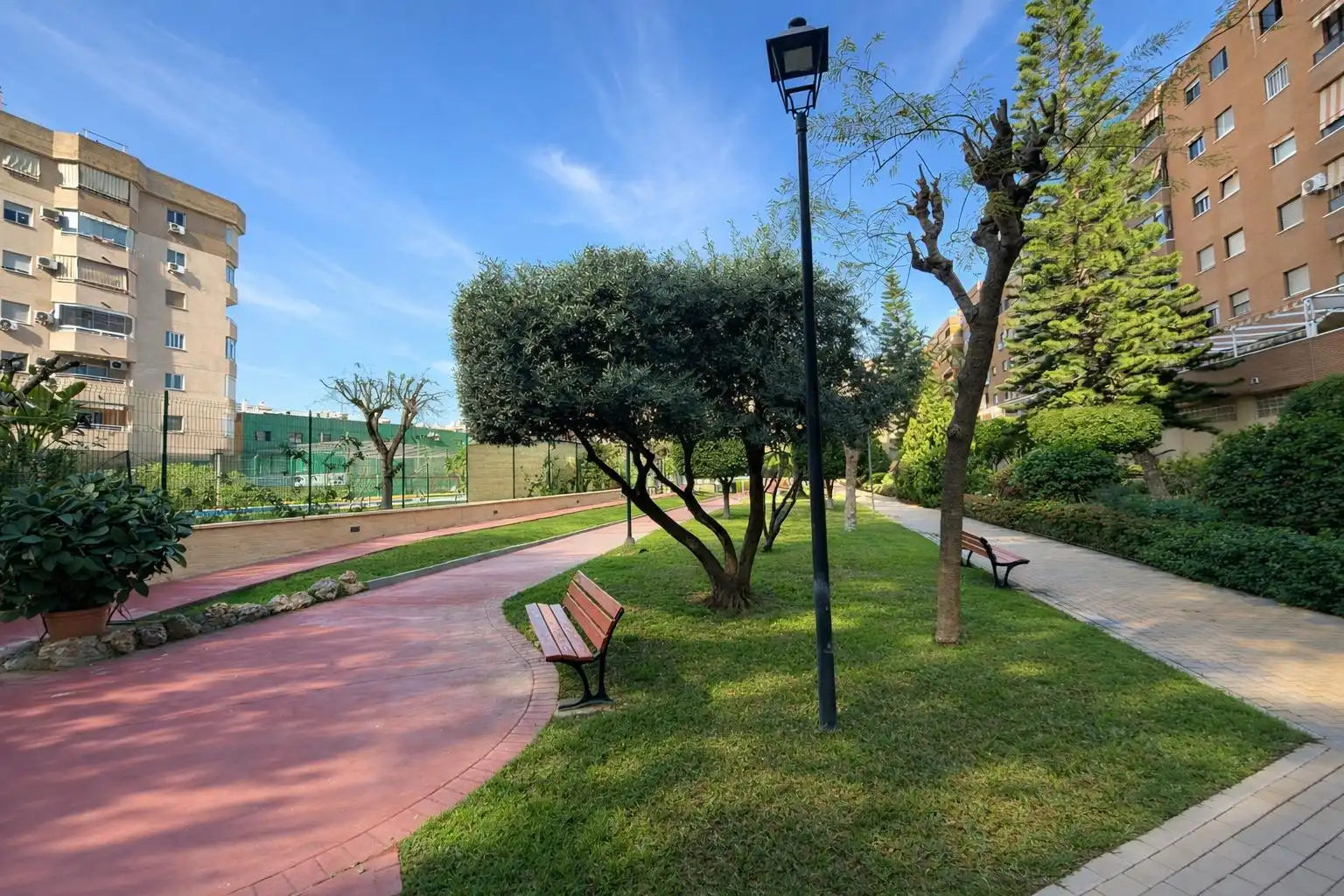 Garten von Wohnungen zum Verkauf in Málaga mit Abstellraum und Gemeinschaftspool