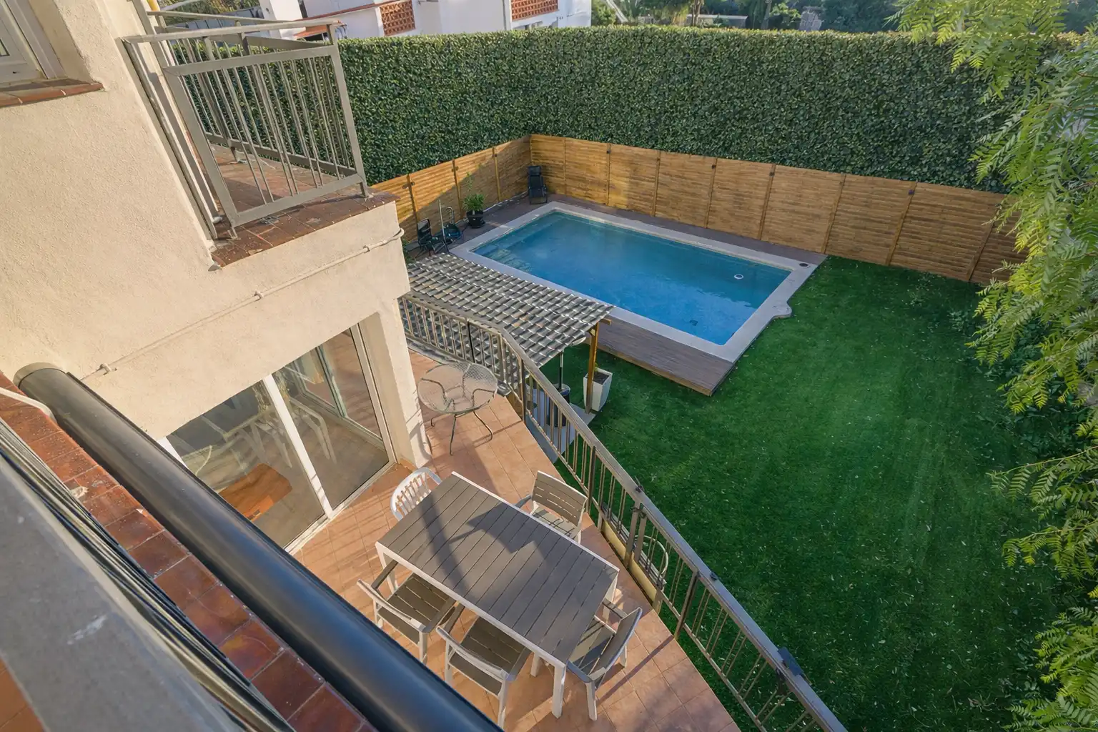 Terrassa de Casa o xalet de lloguer en Castelldefels amb Aire condicionat, Calefacció i Jardí privat