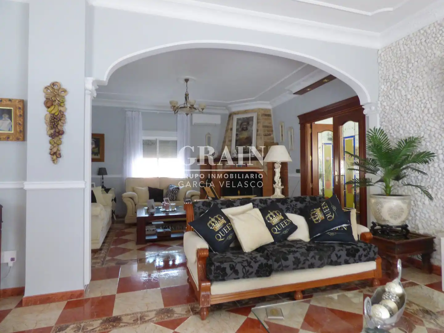 Living room of Houses for sale in Albacete  with Air Conditioner, Heating and Private garden