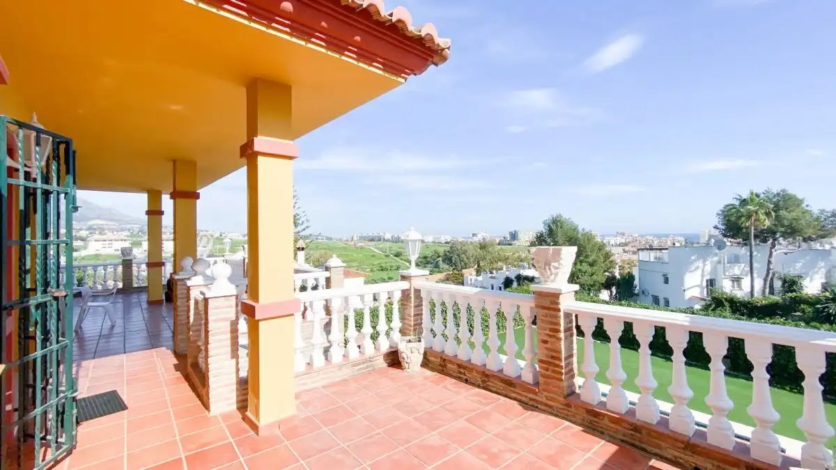 Terraza de Casa o chalet en venta en Mijas con Calefacción, Jardín privado y Terraza