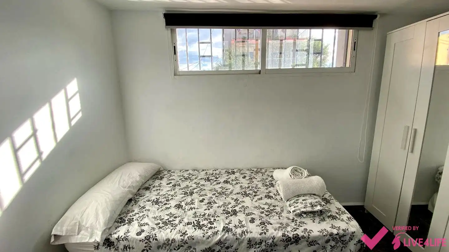 Bedroom of Attic for rent in Valencia  with Air Conditioner, Terrace and Furnished