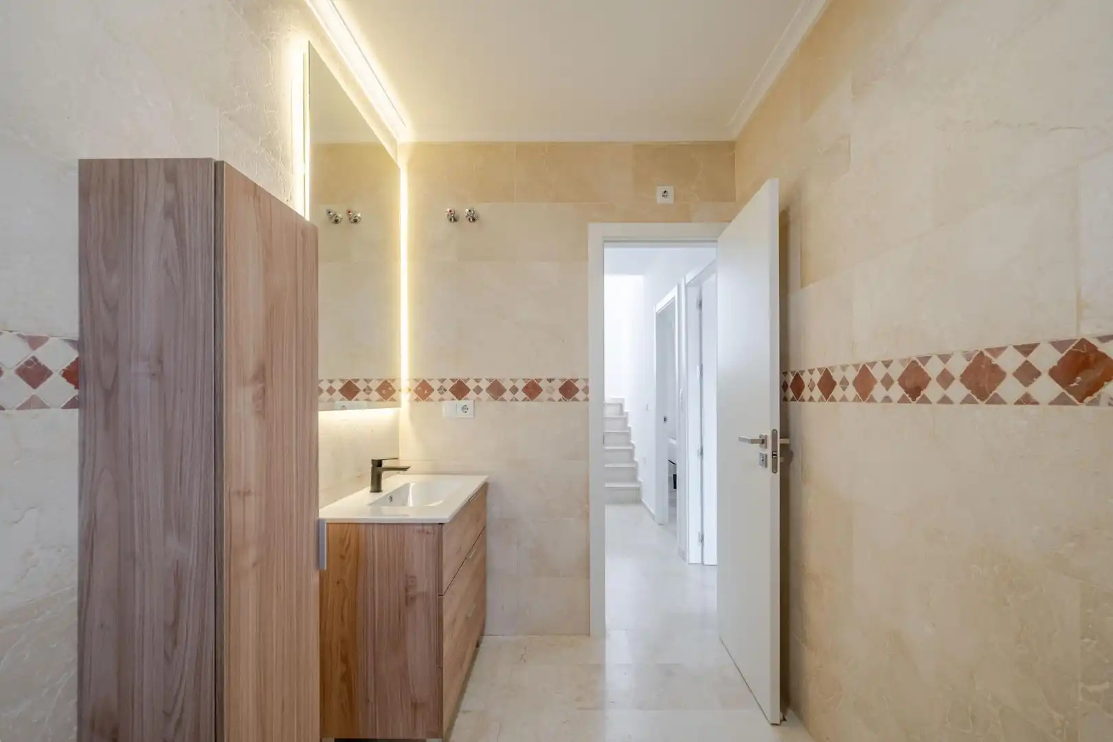 Badezimmer von Maisonette zum Verkauf in Algorfa mit Klimaanlage, Privatgarten und Möbliert