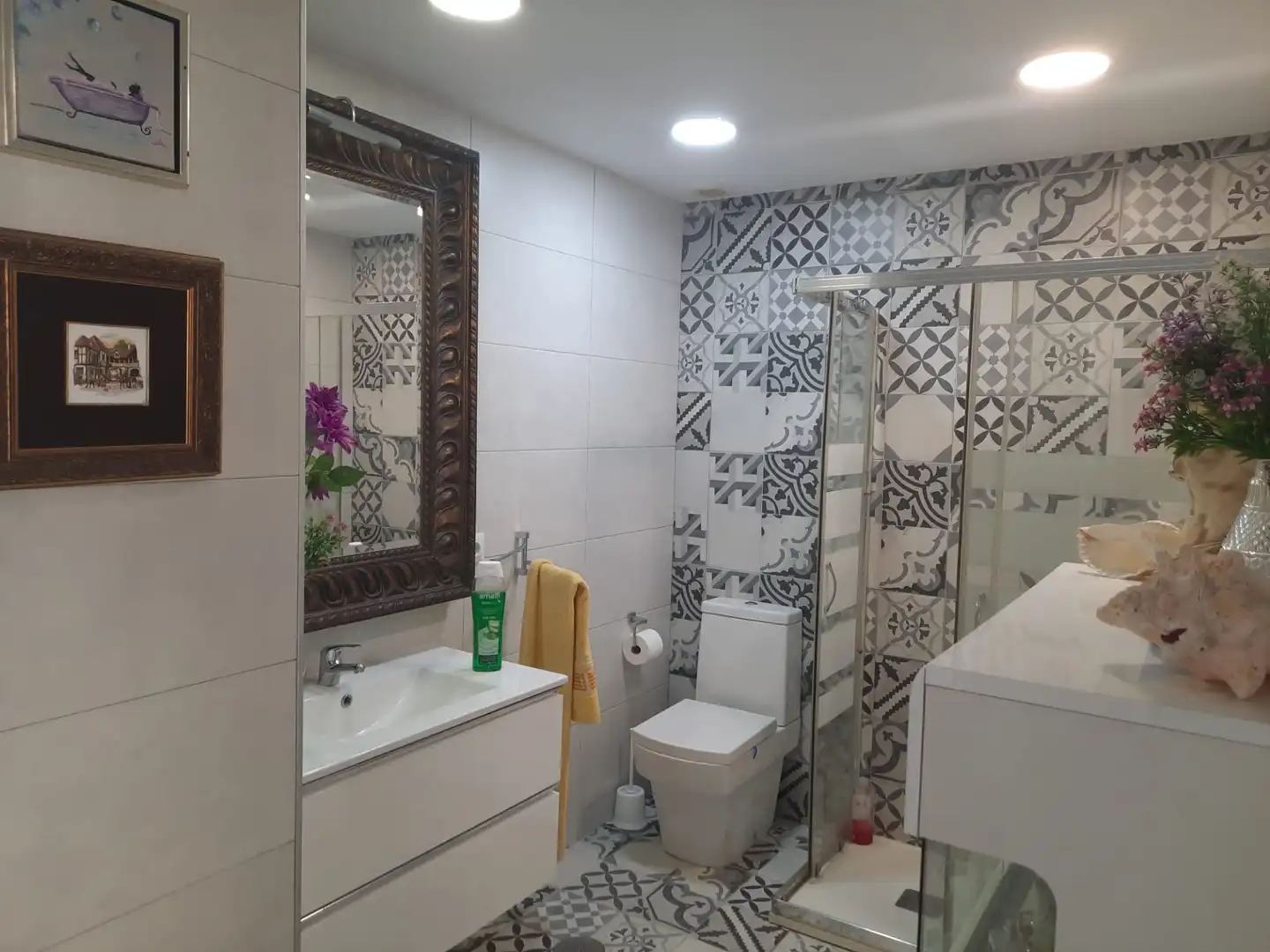 Badezimmer von Maisonette zum Verkauf in Torremolinos mit Klimaanlage und Terrasse