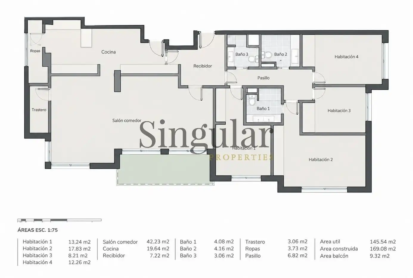 Piso con terraza en venta en Sarrià - Sant Gervasi, imagen 14