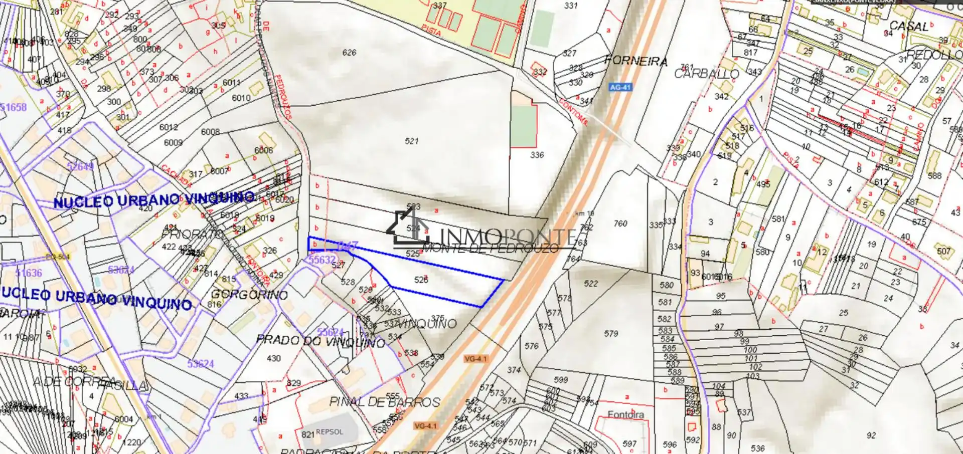 Lands and plots for sale in VINQUIÑO-ADINA Polígono 47 Parcela 526, imagen 2