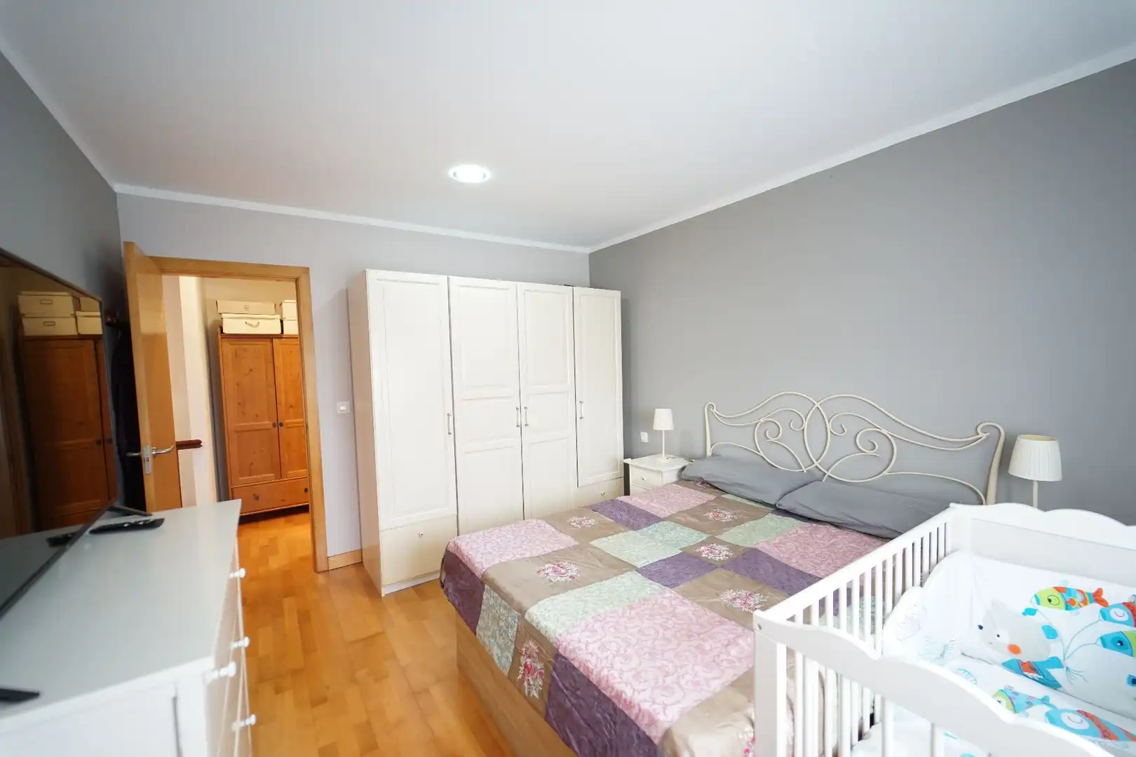 Schlafzimmer von Einfamilien-Reihenhaus zum Verkauf in Piélagos mit Heizung, Privatgarten und Terrasse