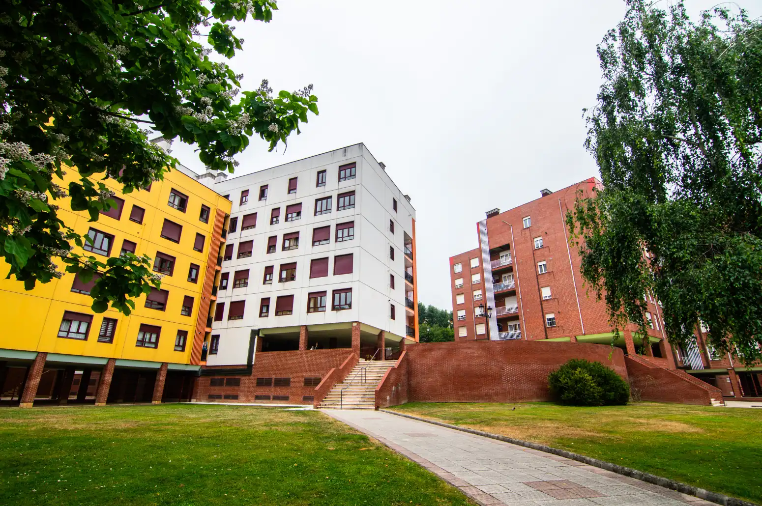 Exterior view of Flat for sale in Oviedo   with Heating, Parquet flooring and Terrace