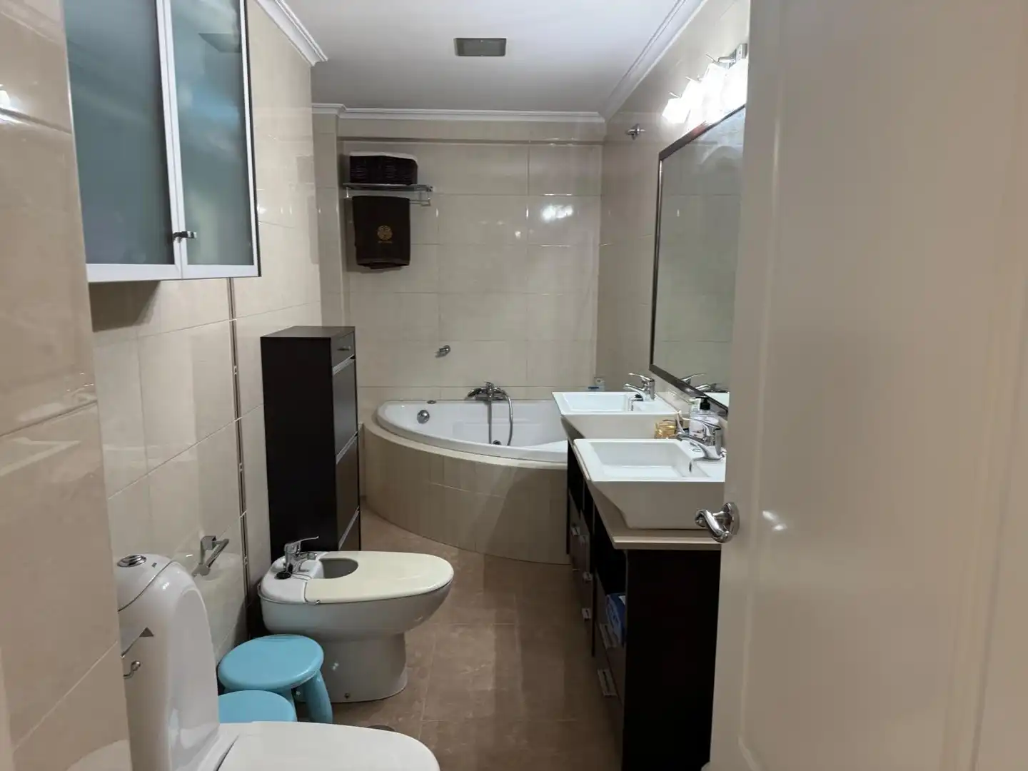 Baño de Piso de alquiler en Murcia con Aire acondicionado y Parquet
