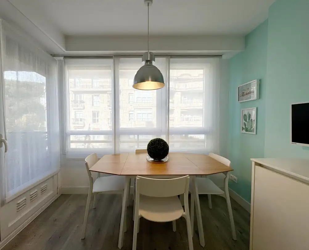 Dining room of Flat for rent in Donostia - San Sebastián   with Heating, Terrace and Storage room
