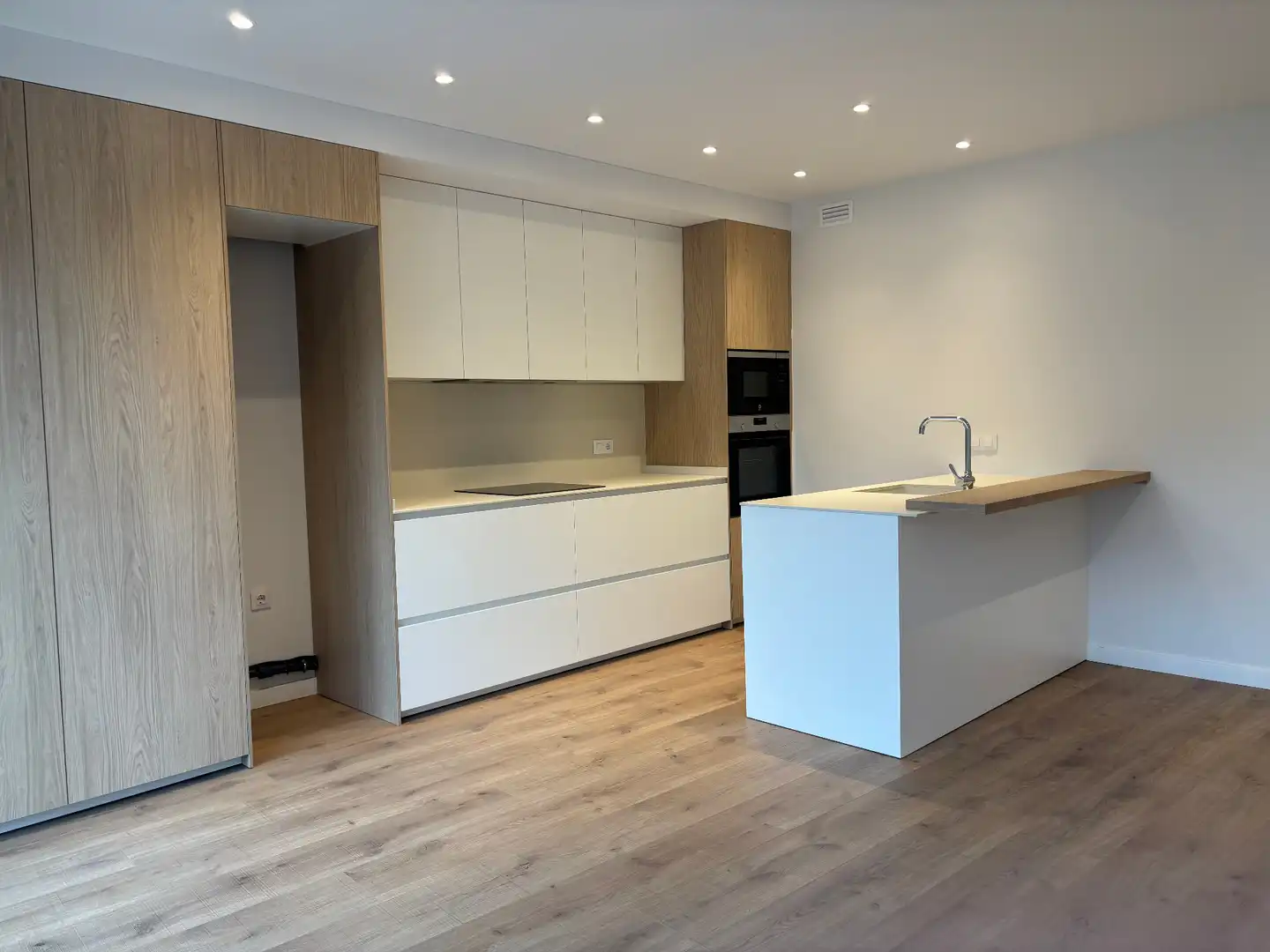 Cocina de Piso de alquiler en Sabadell con Aire acondicionado, Calefacción y Terraza