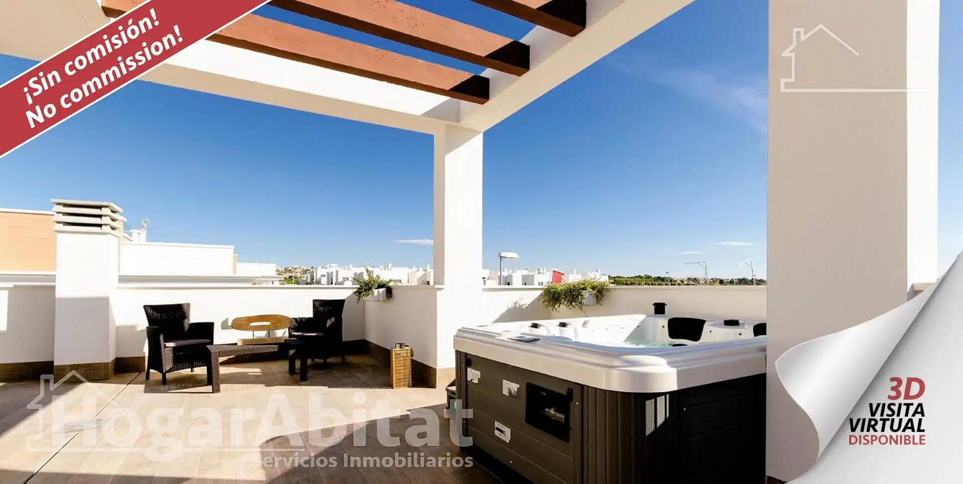Terrassa de Casa o xalet en venda en Vera amb Jardí privat, Terrassa i Piscina