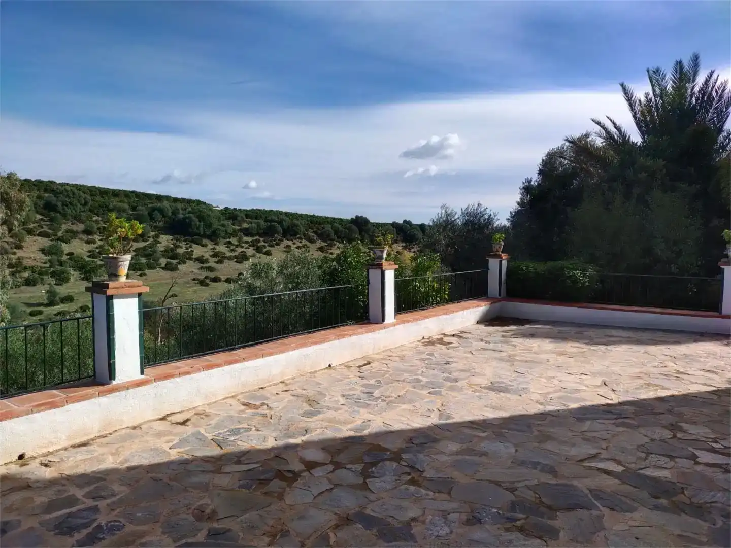 Terrassa de Finca rústica en venda en Hornachuelos amb Jardí privat, Piscina i Moblat