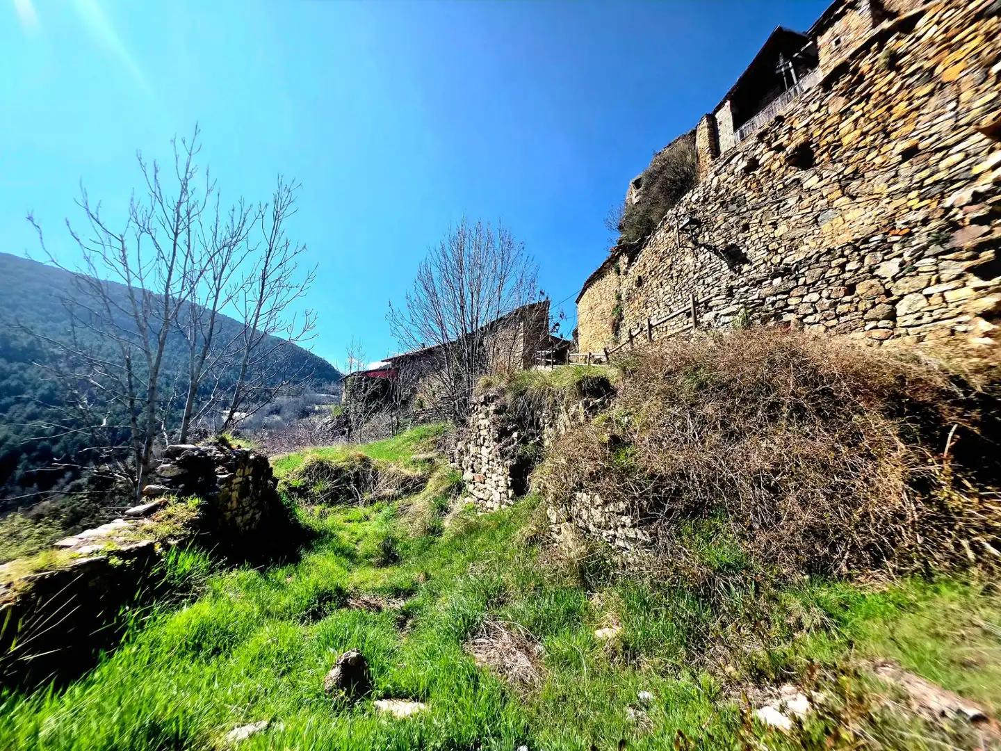 Vista exterior de Casa o xalet en venda en El Pont de Bar amb Aire condicionat, Jardí privat i Terrassa