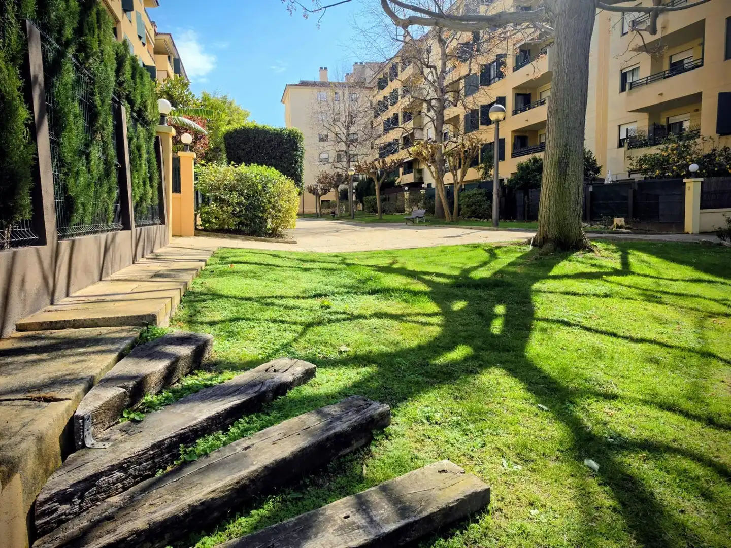 Vista exterior de Planta baixa en venda en  Palma de Mallorca amb Calefacció, Jardí privat i Terrassa
