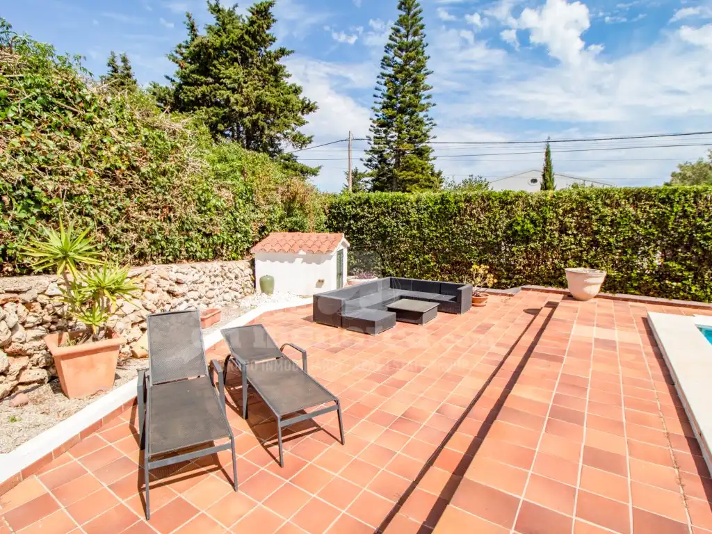 Terraza de Finca rústica en venta en Maó - Mahón con Aire acondicionado, Calefacción y Jardín privado