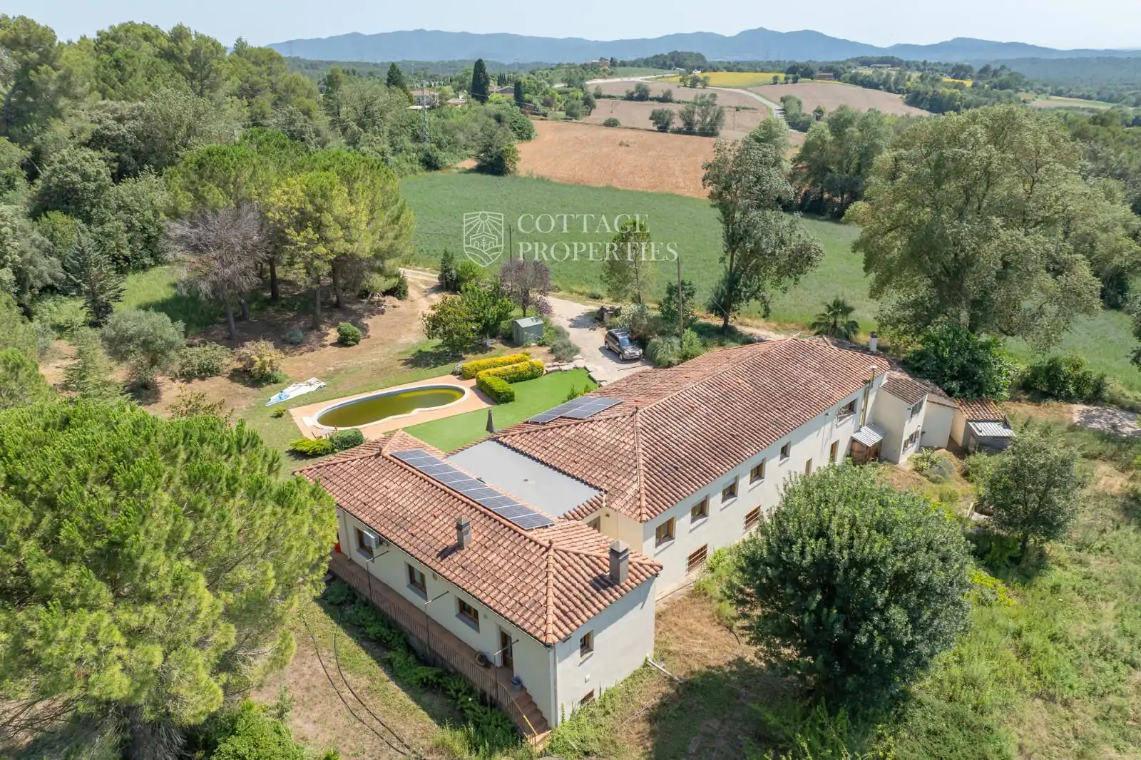 Vista exterior de Finca rústica en venta en Vilademuls con Aire acondicionado, Calefacción y Piscina