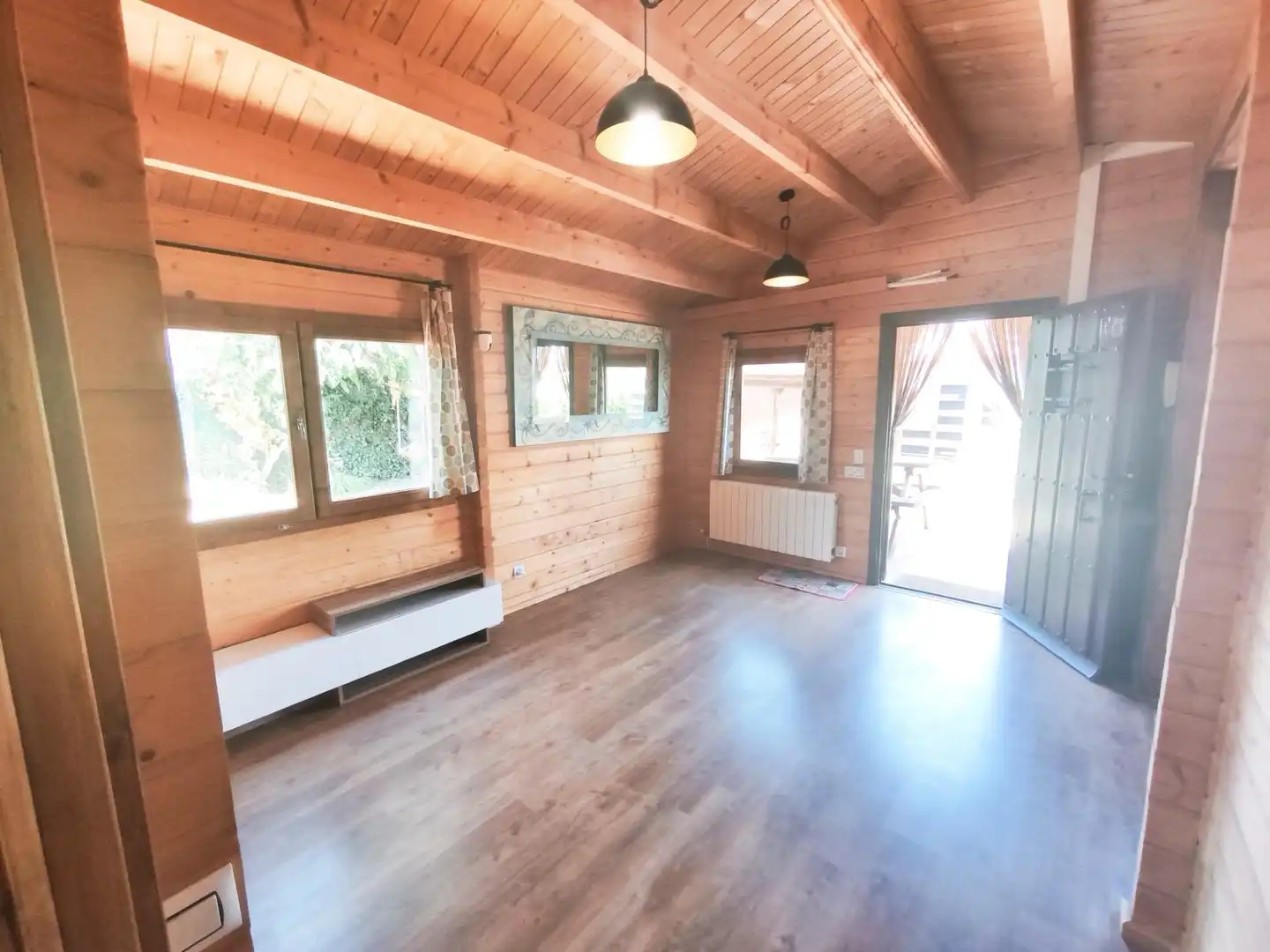 Sala de estar de Finca rústica en venta en Masquefa con Calefacción y Parquet