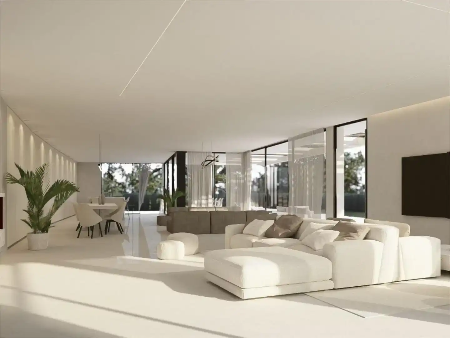 Sala d'estar de Pis en venda en Sant Andreu de Llavaneres amb Aire condicionat, Jardí privat i Traster