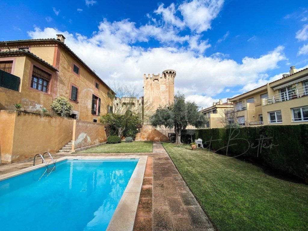 Vista exterior de Casa o xalet en venda en  Palma de Mallorca amb Aire condicionat, Jardí privat i Terrassa