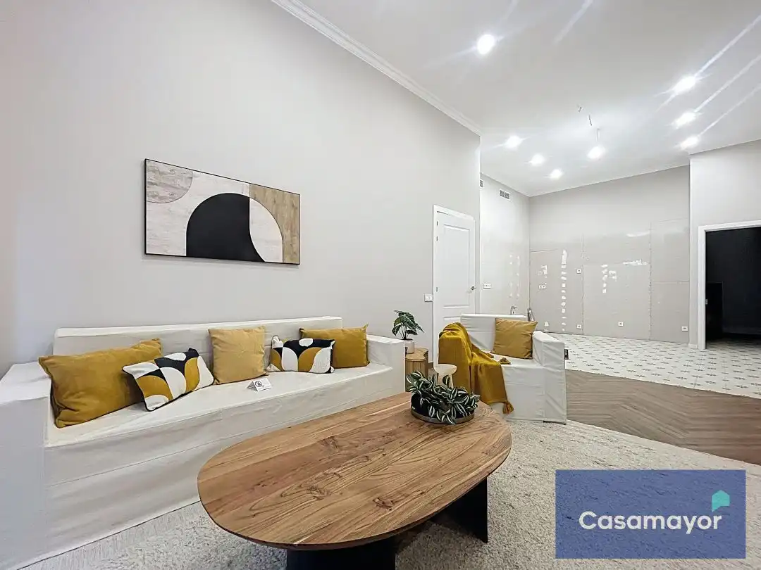 Wohnzimmer von Wohnung zum Verkauf in Alicante / Alacant mit Klimaanlage, Heizung und Balkon