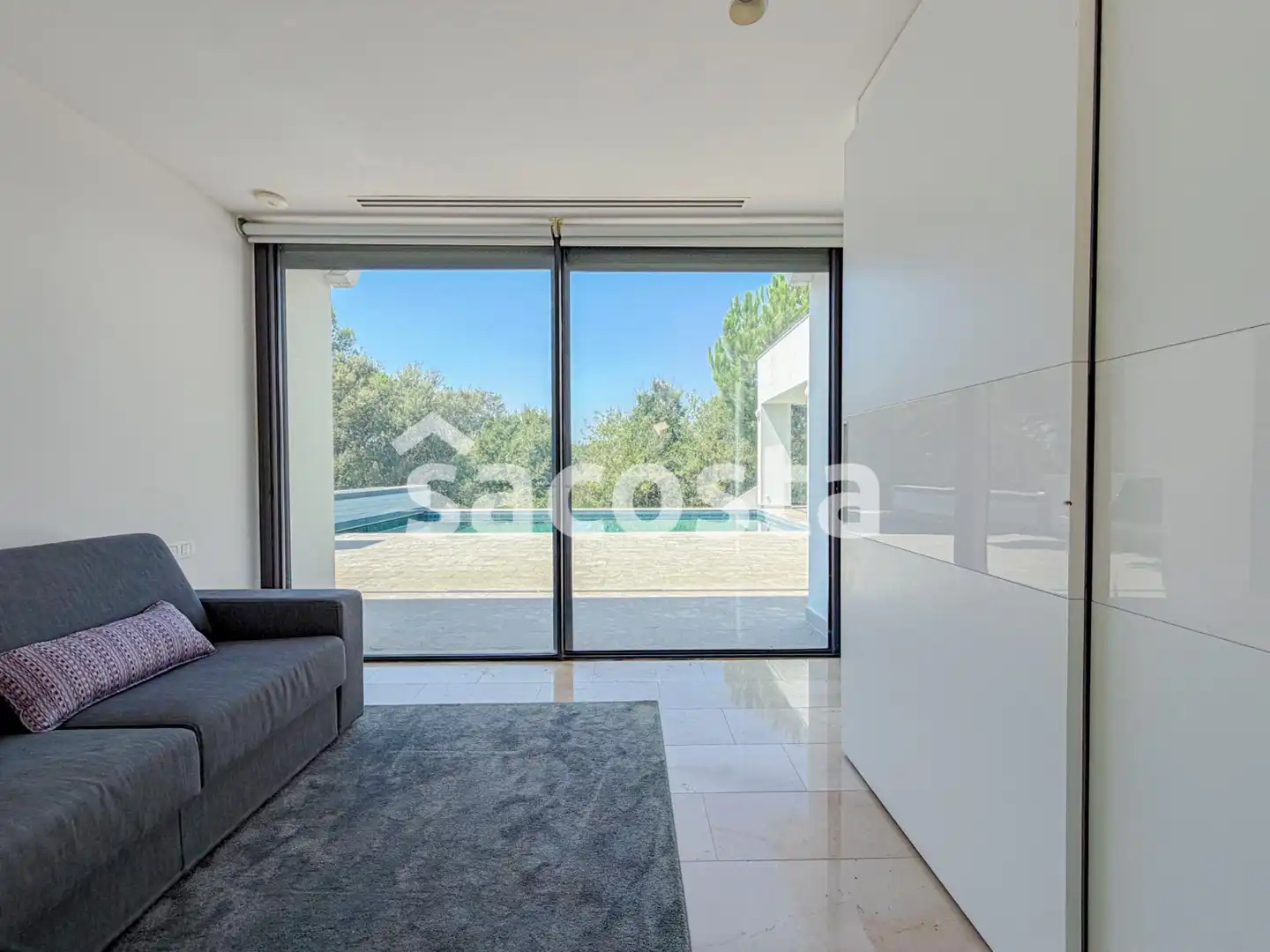 Sala de estar de Casa o chalet en venta en Caldes de Malavella con Aire acondicionado, Calefacción y Jardín privado