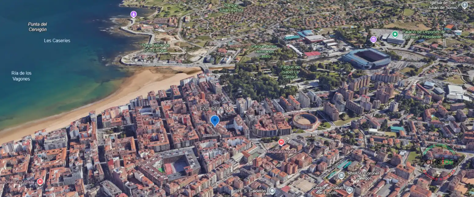 Exterior view of Flat for sale in Gijón   with Heating and Terrace