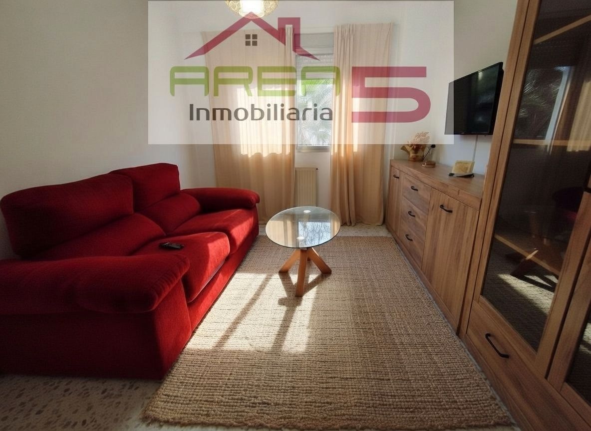 Dormitori de Apartament de lloguer en Mérida amb Aire condicionat, Calefacció i Moblat