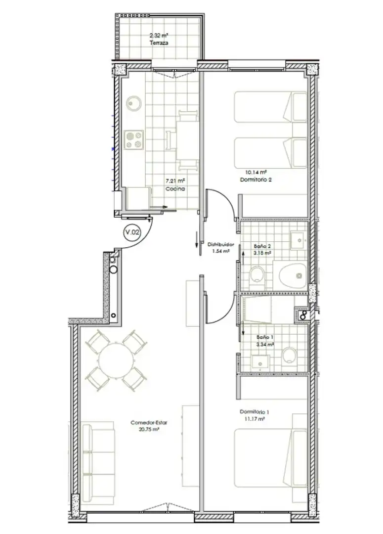 Piso en venta en Colindres con Calefacción y Terraza