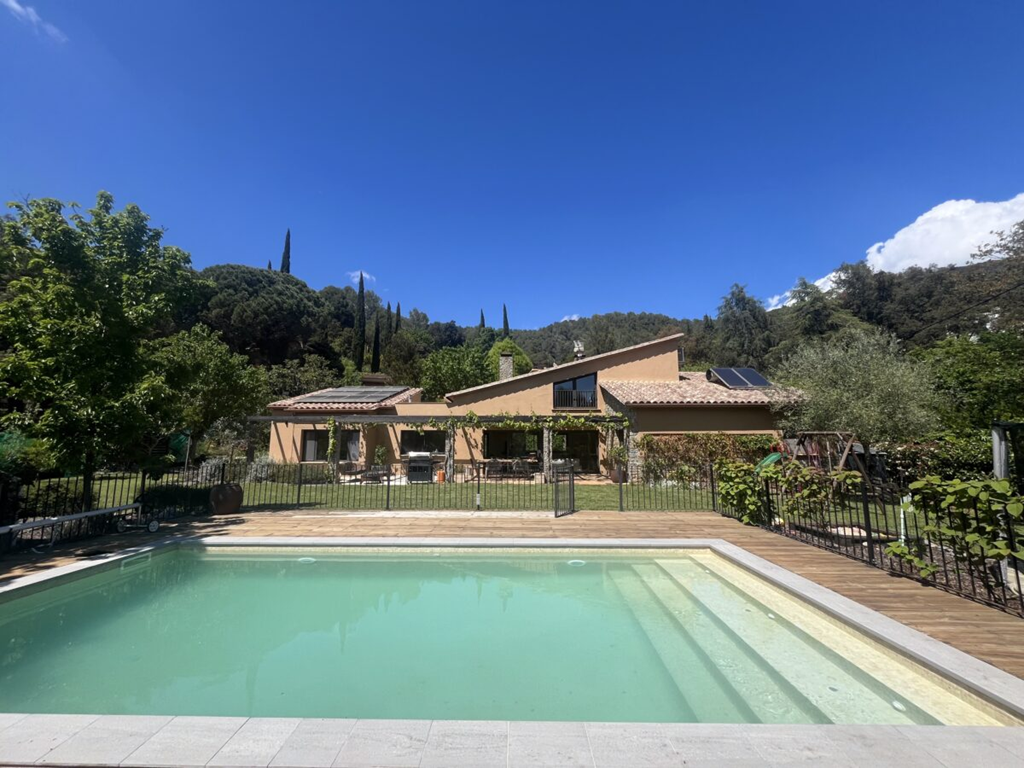 Exterior view of House or chalet to rent in Sant Martí de Llémena  with Air Conditioner, Private garden and Storage room