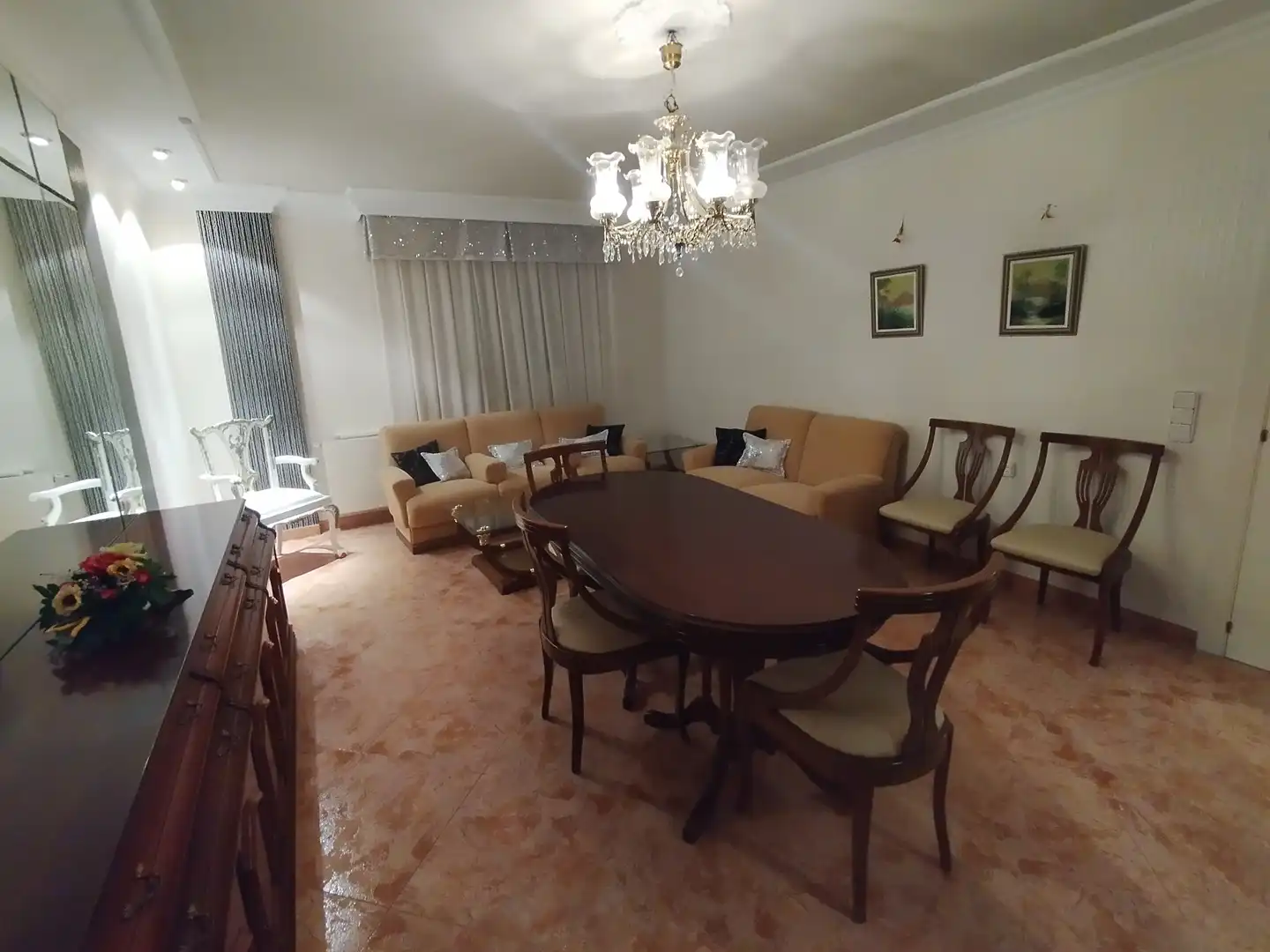 Comedor de Dúplex en venta en Fraga con Calefacción, Terraza y Amueblado