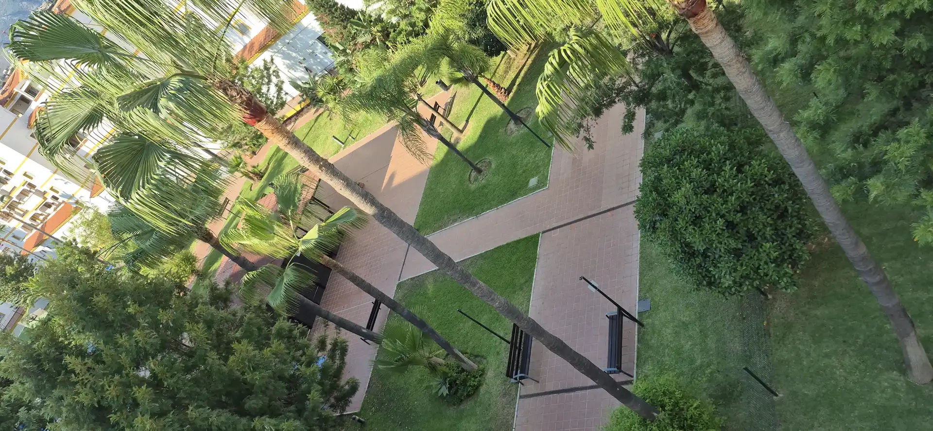 Jardín de Apartamento de alquiler en Mijas con Aire acondicionado, Calefacción y Terraza