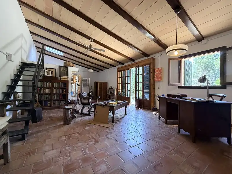 Sala d'estar de Casa o xalet en venda en Llucmajor amb Jardí privat, Terrassa i Traster