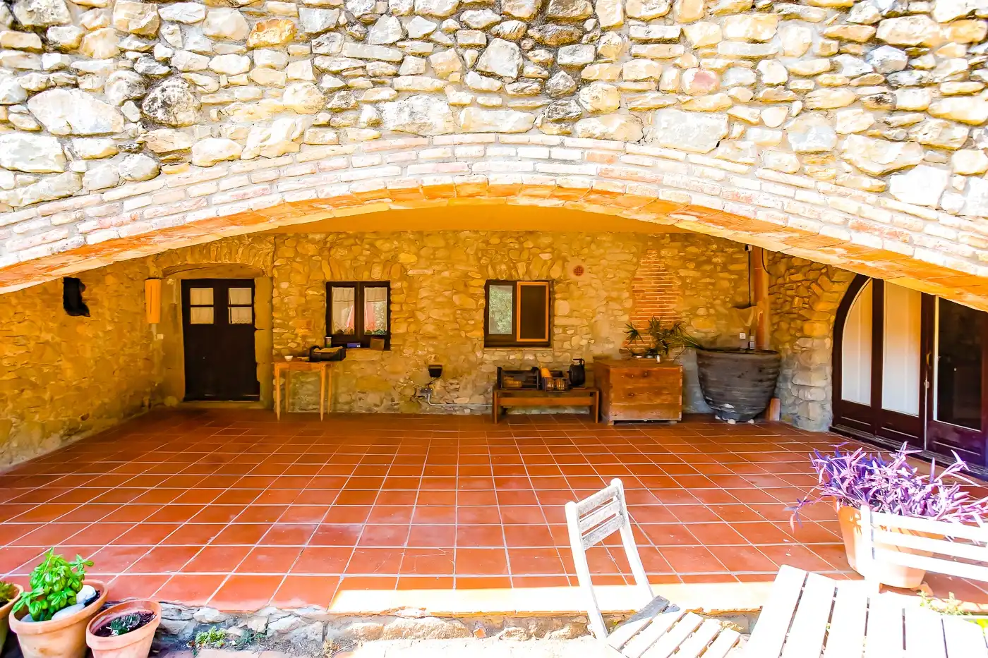 Terrace of Country homes for sale in Sant Martí Vell